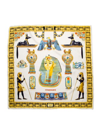 Hermès Tutankhamun Silk Scarf