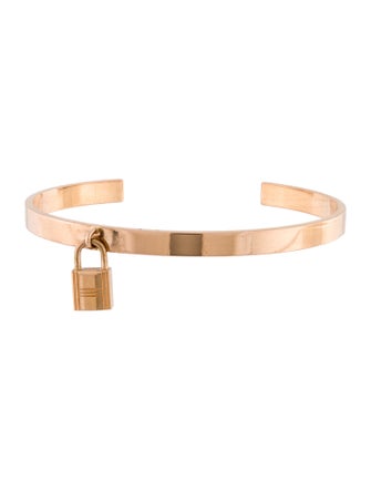 Hermès 18K Kelly Cadenas Cuff Bracelet, Small Model