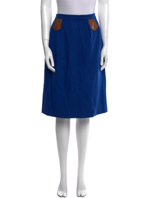Hermès Wool Knee-Length Skirt