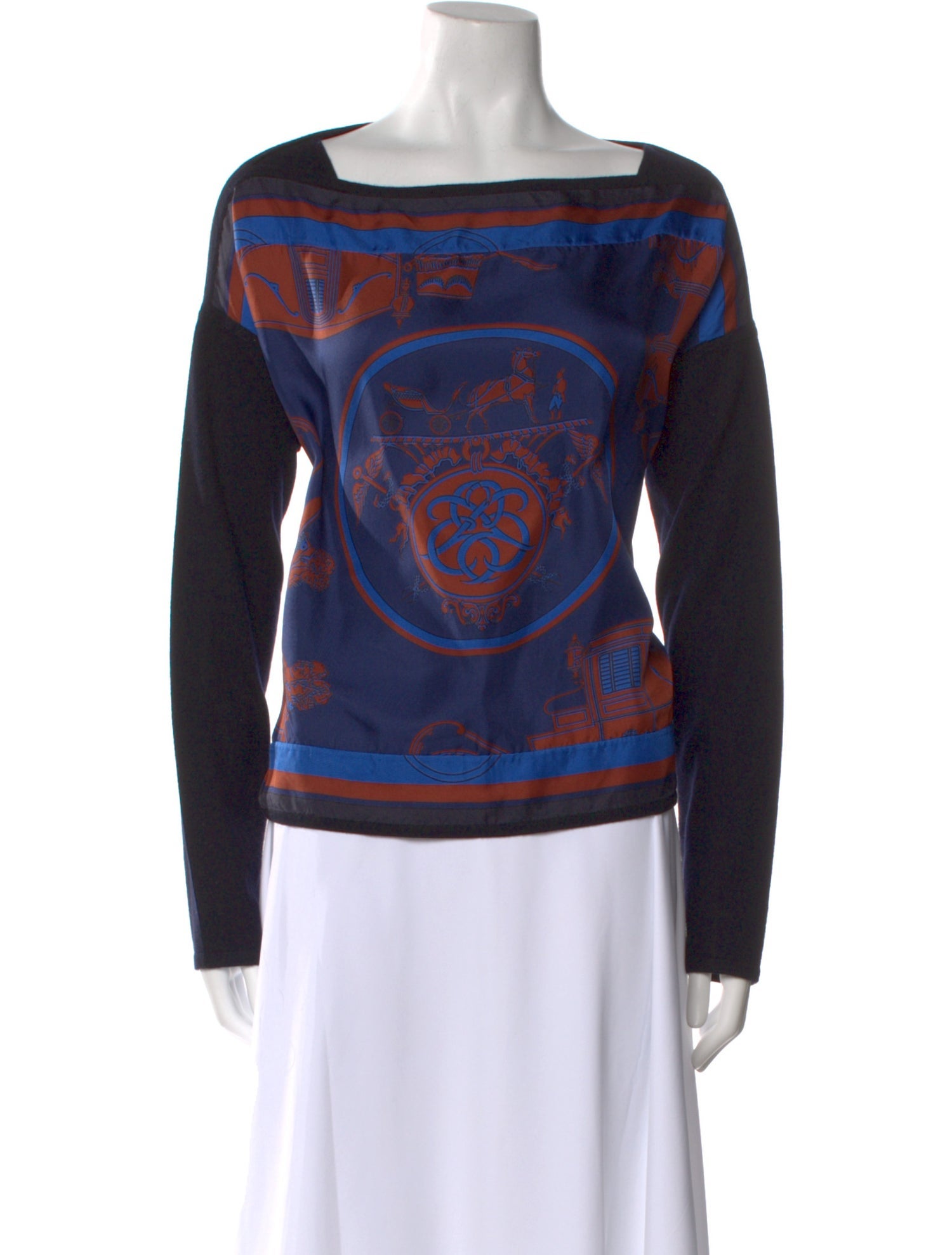 Hermès Cashmere Printed Sweater