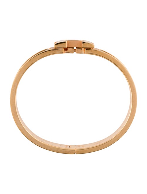 Hermès Enamel Clic H Bangle Bracelet