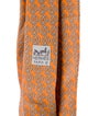 Hermès Pattern Print Silk Tie.
