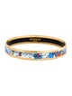 Hermès Narrow Enamel Bangle Bracelet