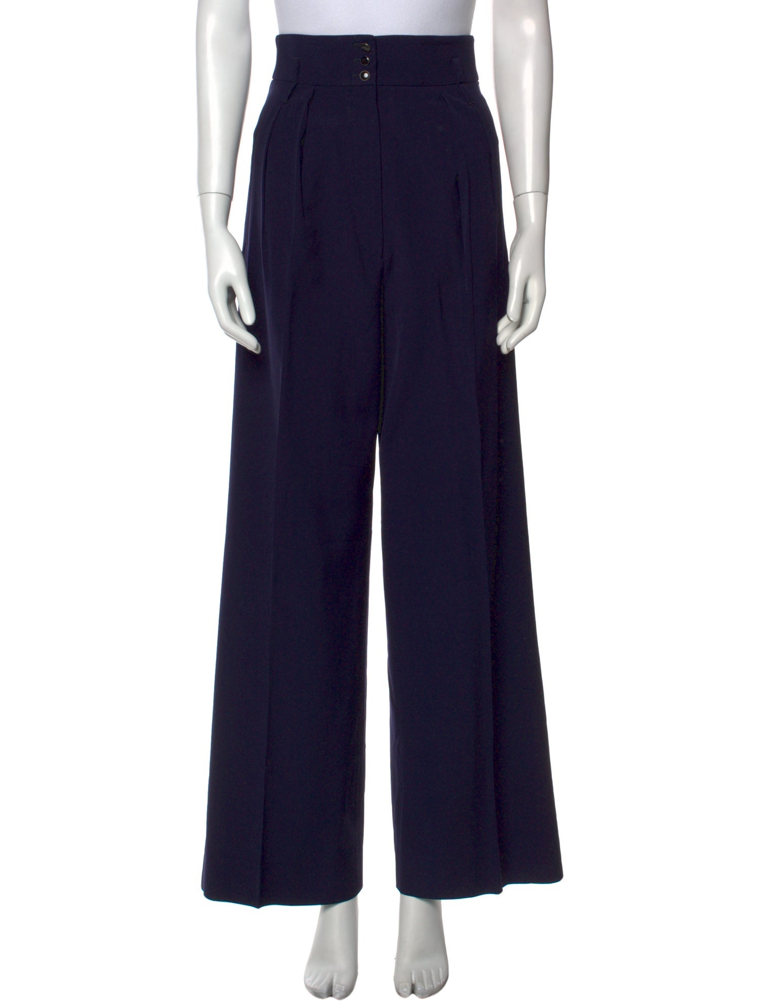 Hermès Virgin Wool Wide Leg Pants w/ Tags