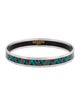 Hermès Narrow Enamel Bangle Bracelet