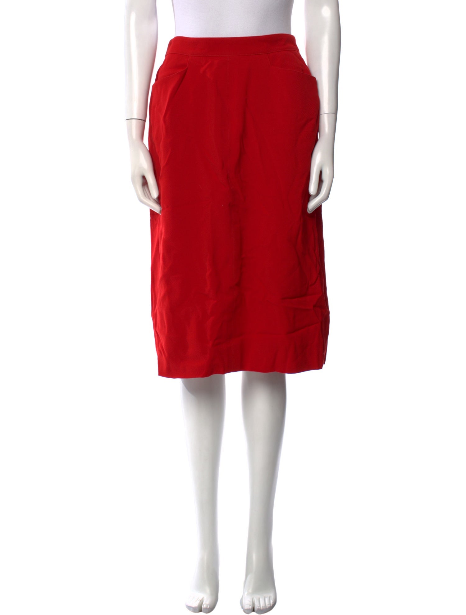 Hermès Wool Knee-Length Skirt