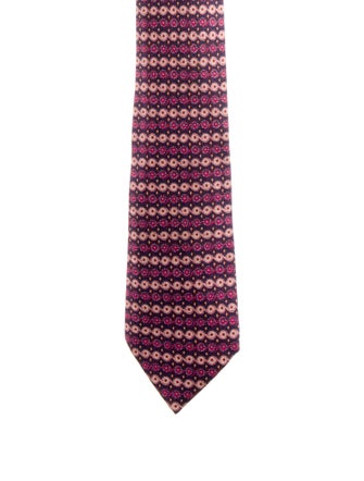 Hermès Hermès Silk Abstract Pattern Necktie