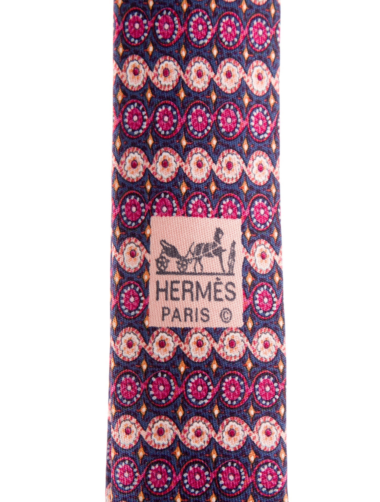 Hermès Hermès Silk Abstract Pattern Necktie