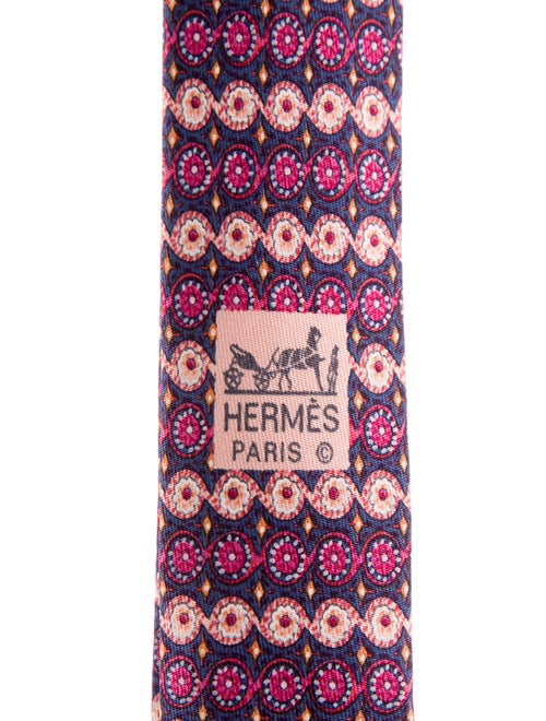 Hermès Hermès Silk Abstract Pattern Necktie