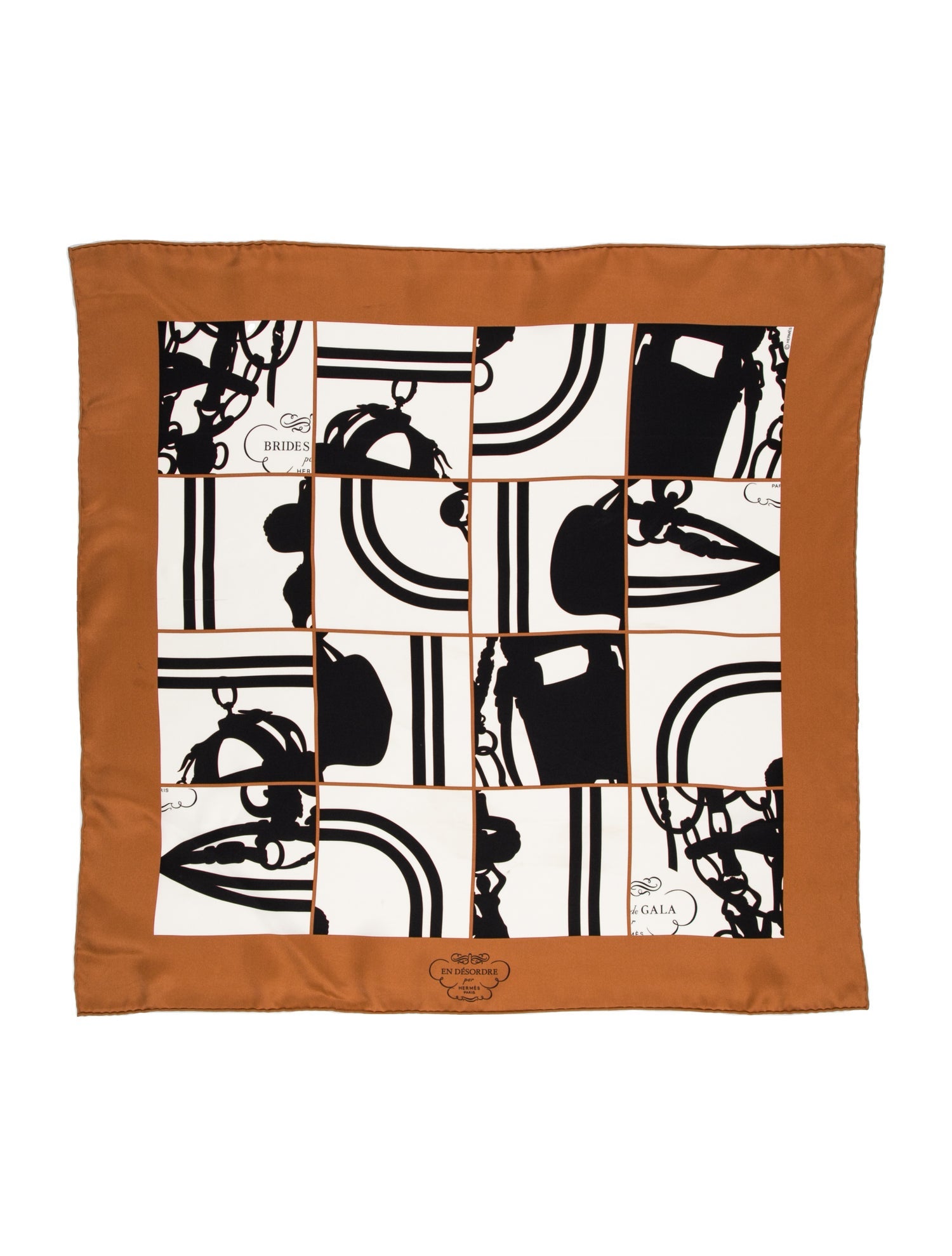 Hermès Brides de Gala En Desordre Silk Scarf