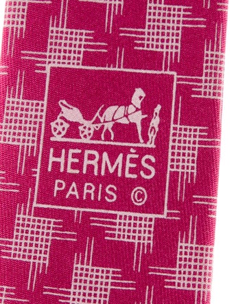 Hermès Hermès Silk Motif Necktie