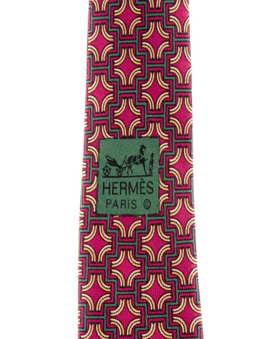 Hermès Hermès Silk Abstract Necktie