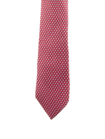 Hermès Hermès Snail Motif Silk Necktie
