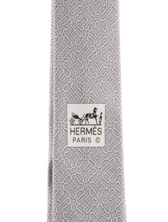 Hermès Hermès Silk Abstract Pattern Necktie