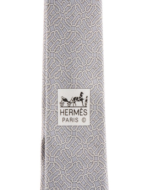 Hermès Hermès Silk Abstract Pattern Necktie