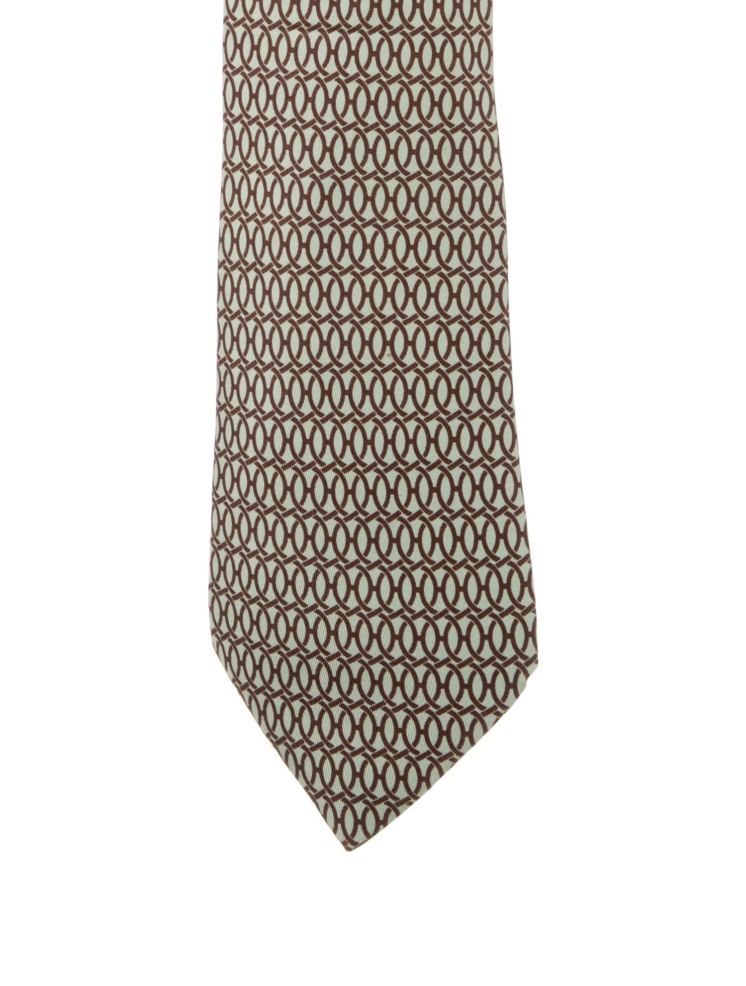 Hermès Silk Printed Tie