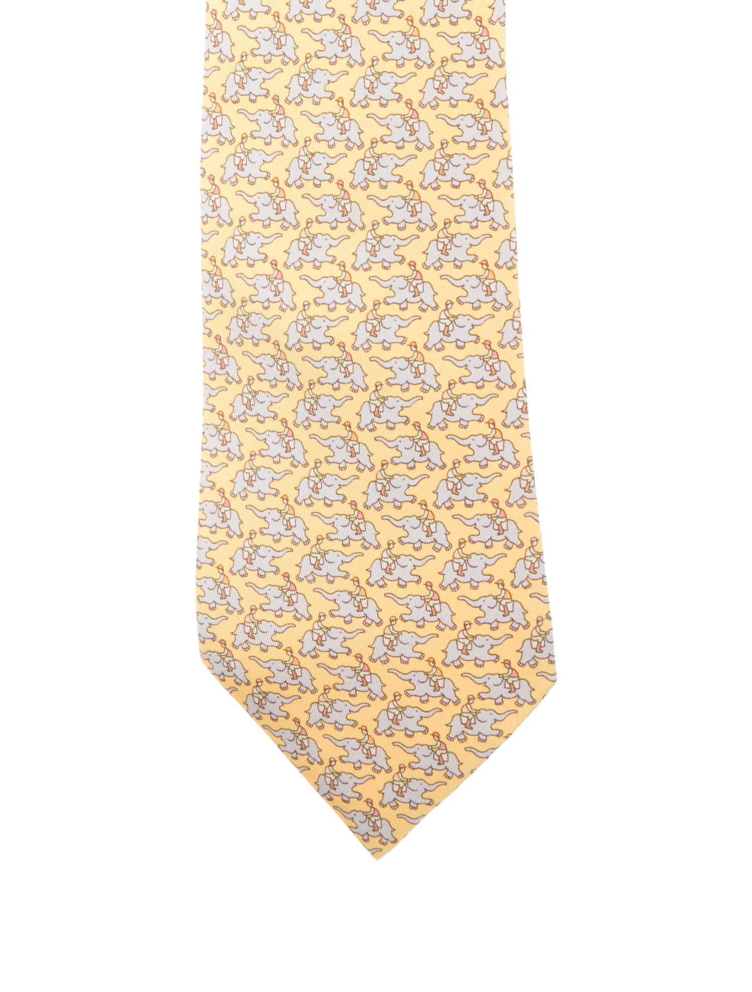 Hermès Silk Printed Tie