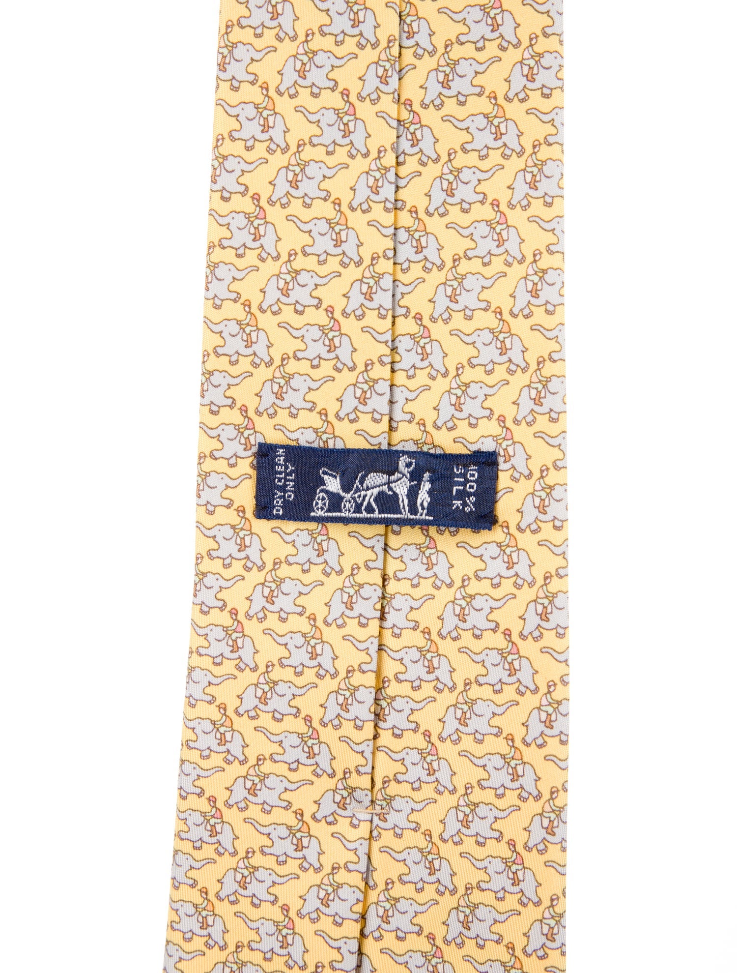 Hermès Silk Printed Tie