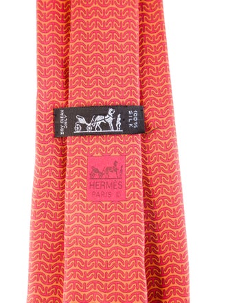 Hermès Patterned Tie