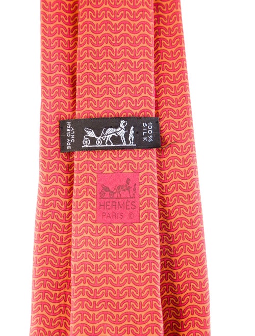 Hermès Patterned Tie