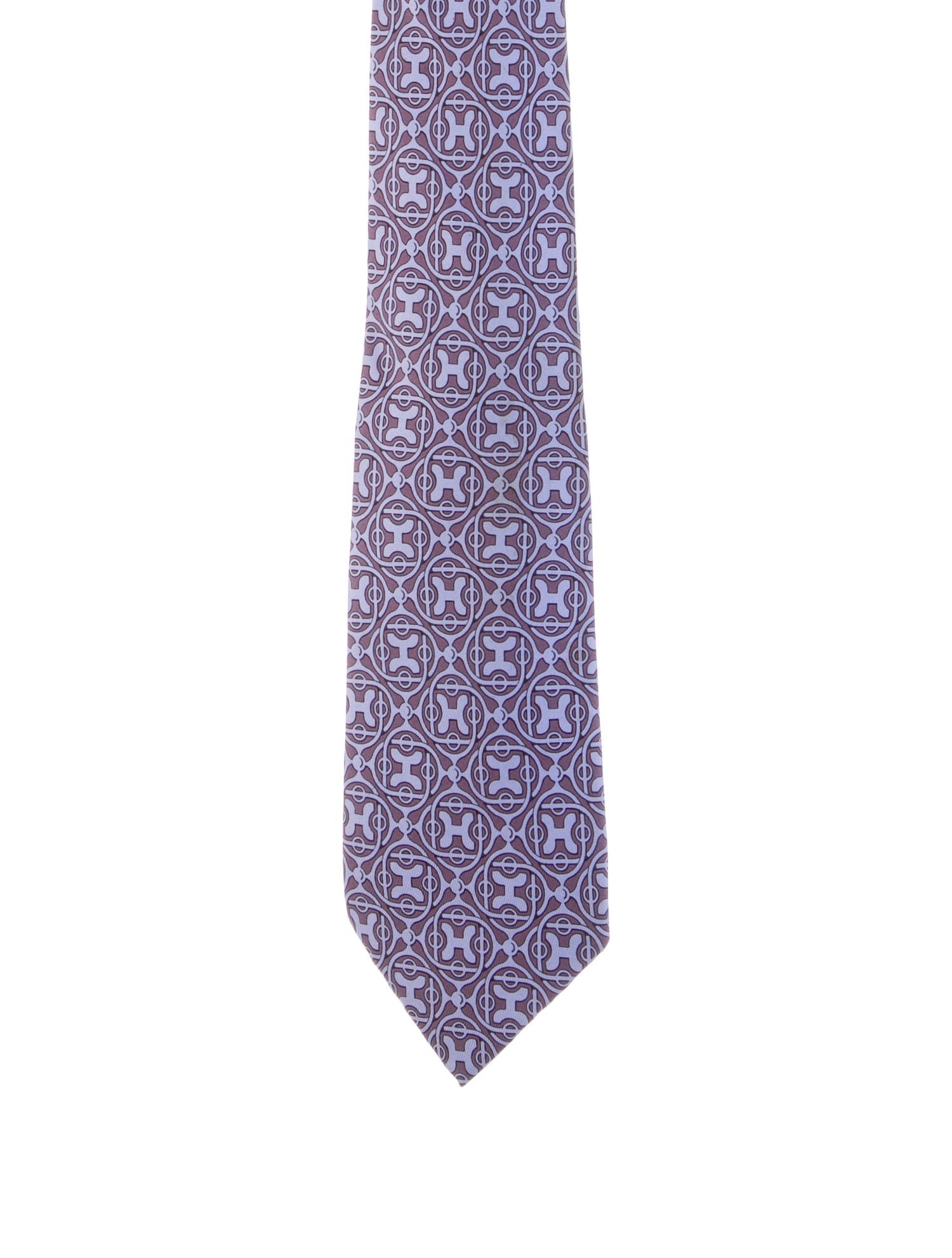 Hermès Silk Patterned Tie