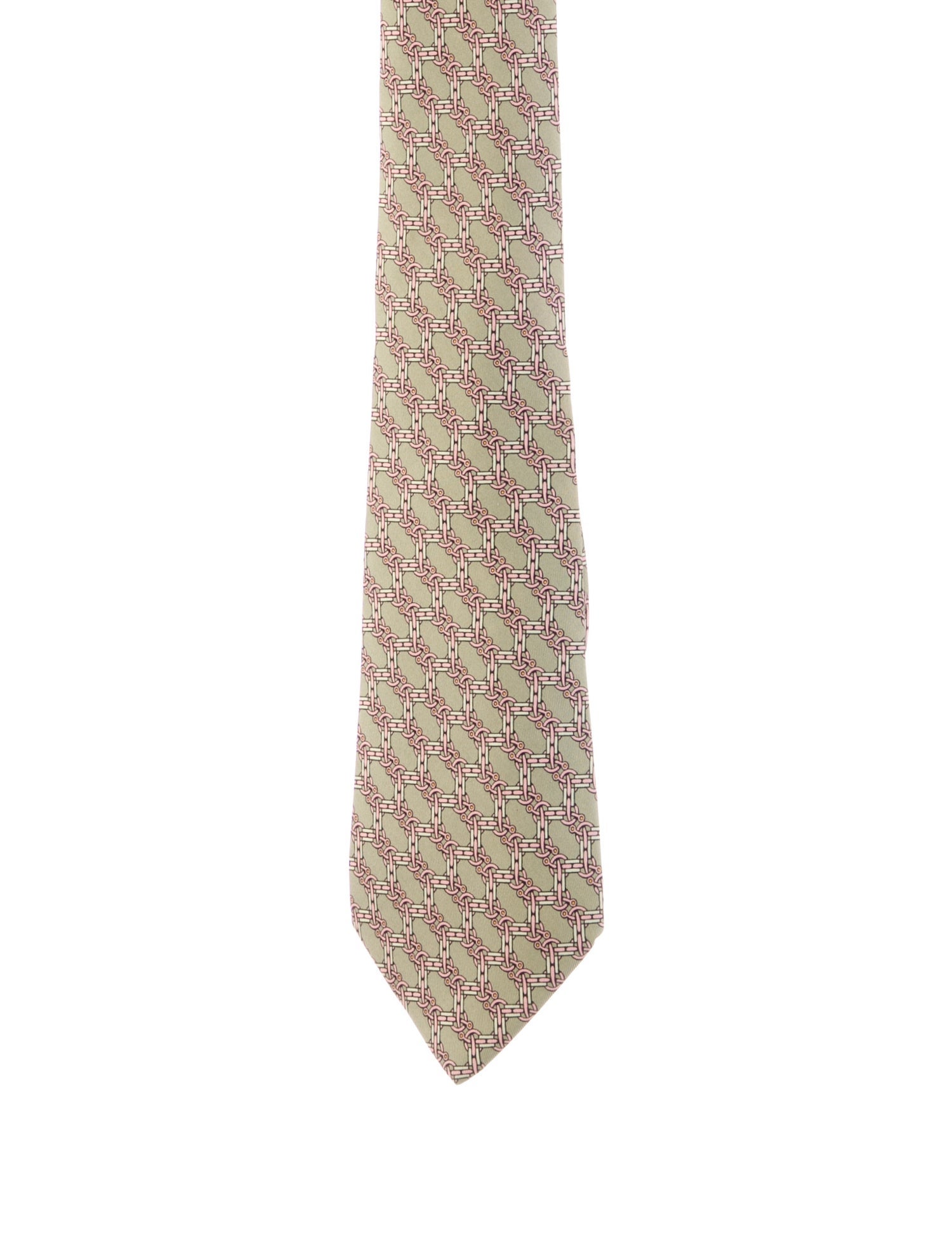 Hermès Silk Patterned Tie