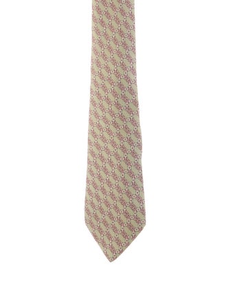 Hermès Silk Patterned Tie