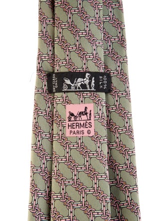 Hermès Silk Patterned Tie