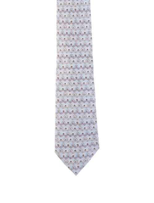 Hermès Silk Patterned Tie