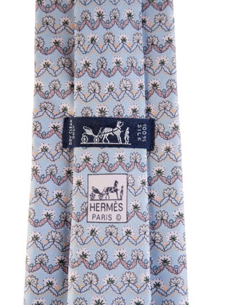 Hermès Silk Patterned Tie