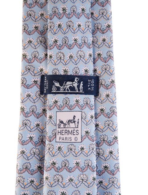 Hermès Silk Patterned Tie