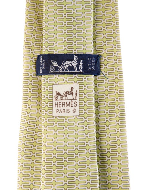 Hermès Silk Patterned Tie