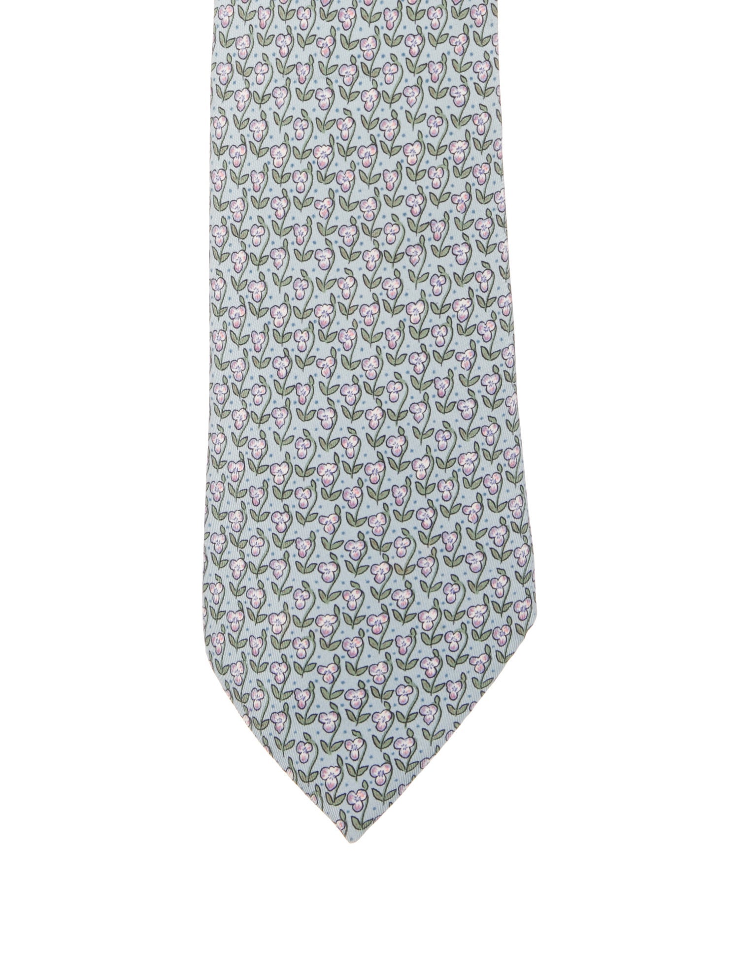 Hermès Silk Printed Tie