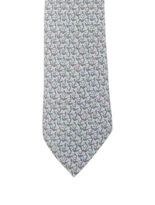 Hermès Silk Printed Tie