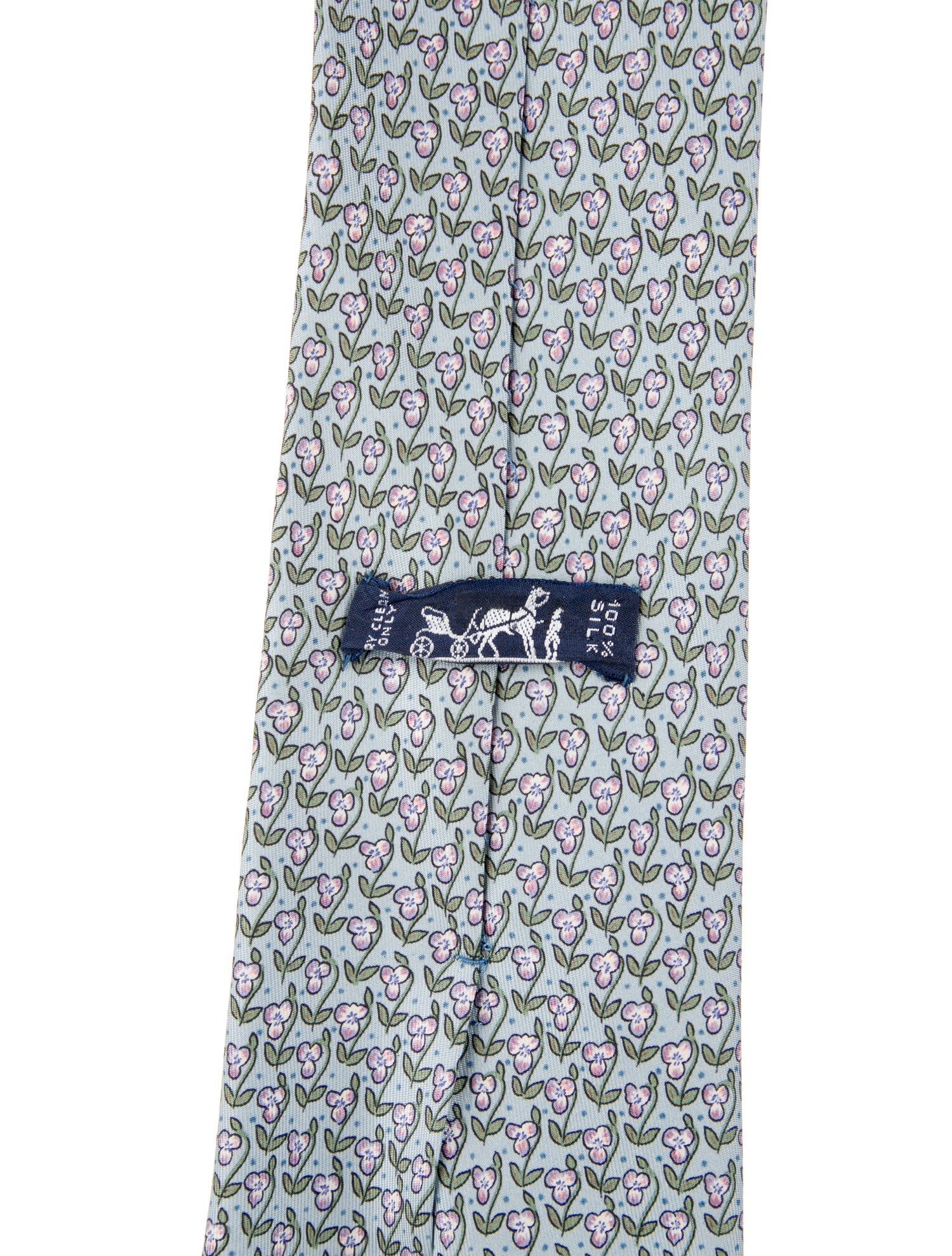 Hermès Silk Printed Tie