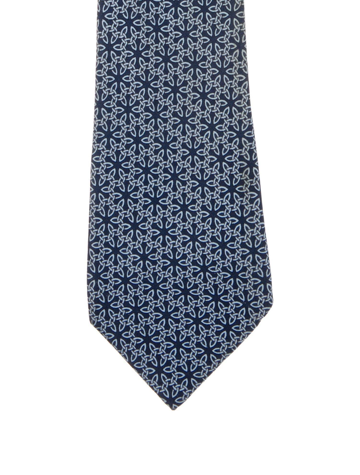 Hermès Silk Printed Tie