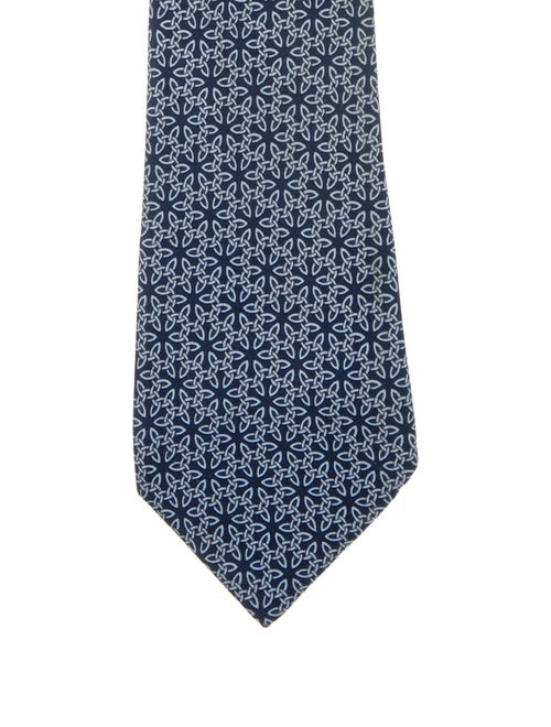 Hermès Silk Printed Tie