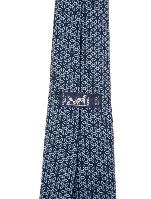 Hermès Silk Printed Tie