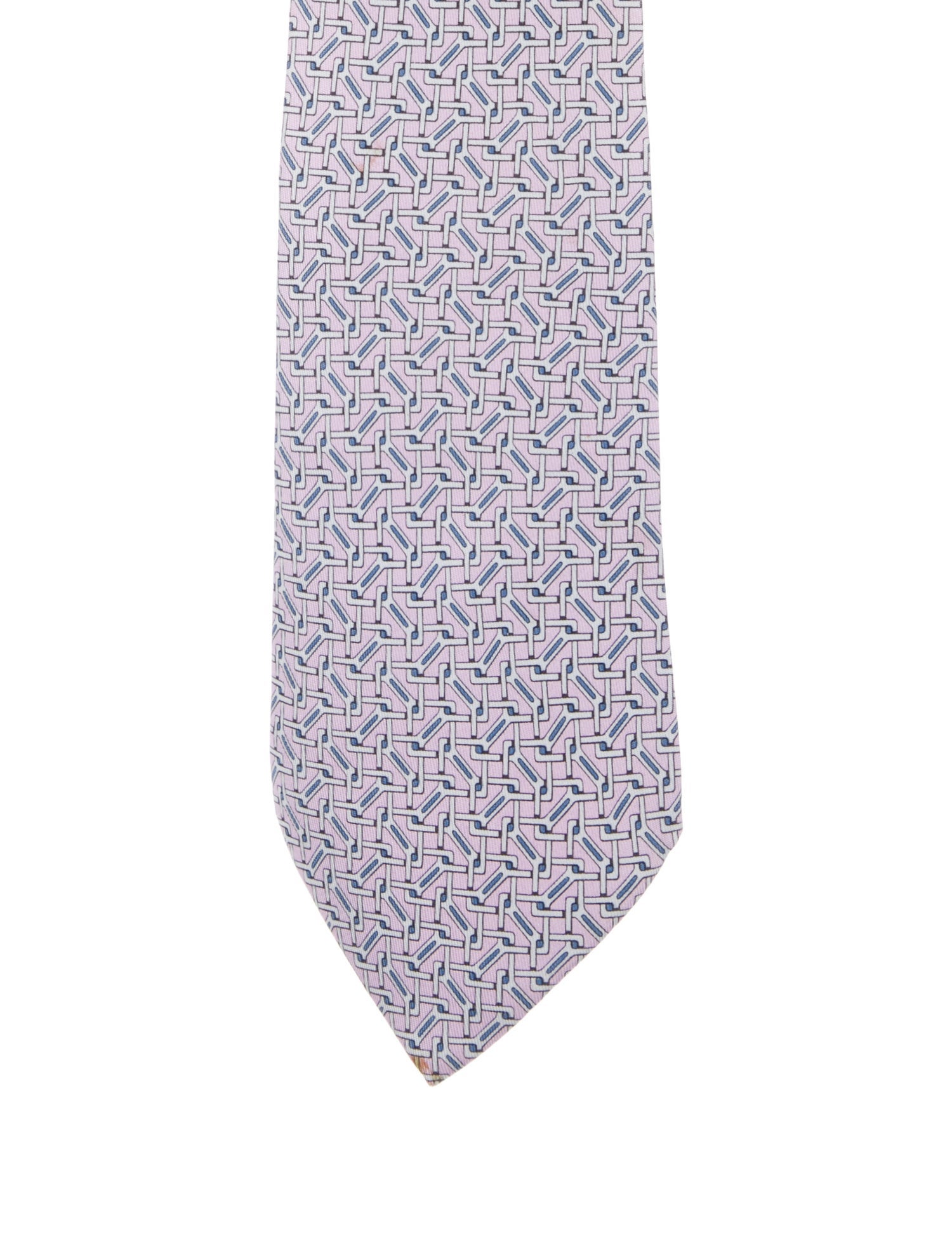 Hermès Silk Printed Tie