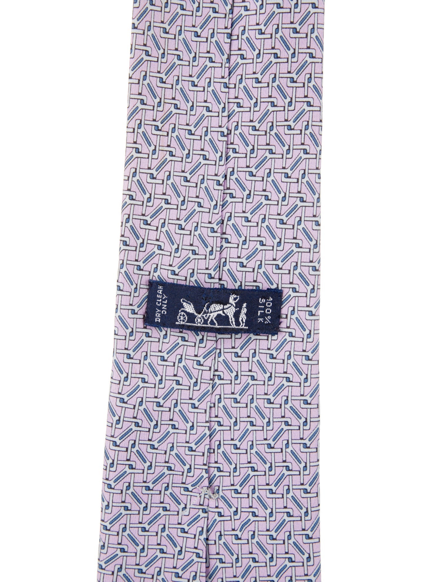 Hermès Silk Printed Tie