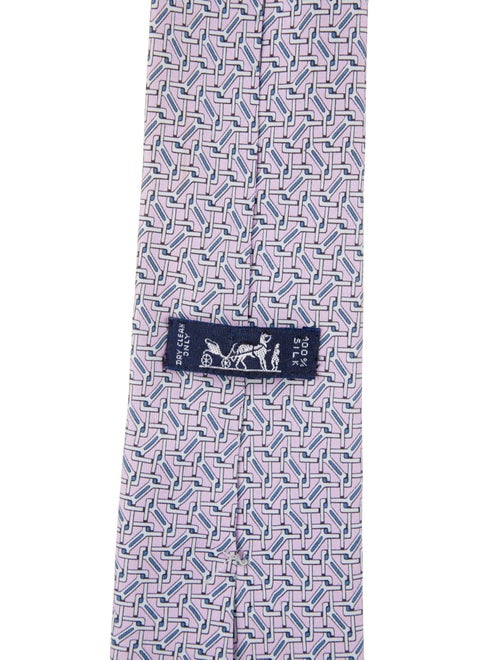 Hermès Silk Printed Tie