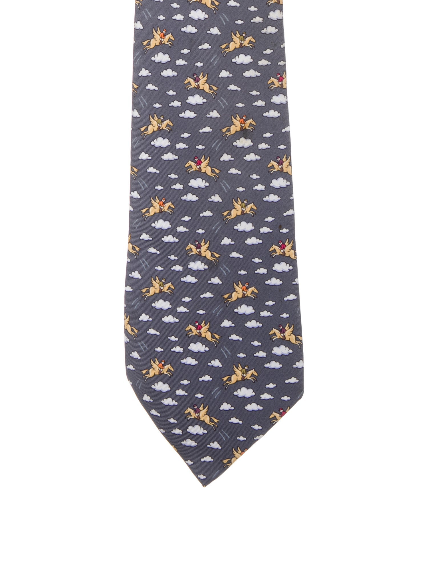 Hermès Silk printed Tie
