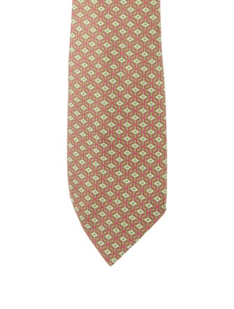 Hermès Silk Printed Tie