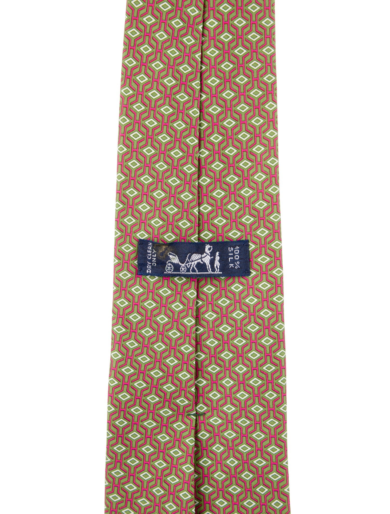 Hermès Silk Printed Tie