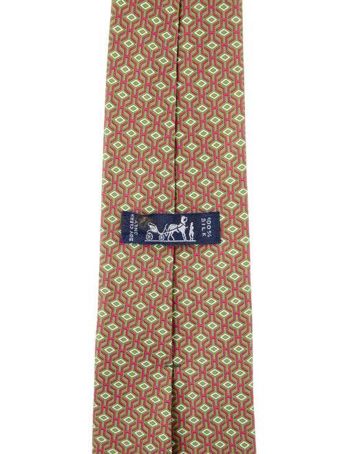Hermès Silk Printed Tie