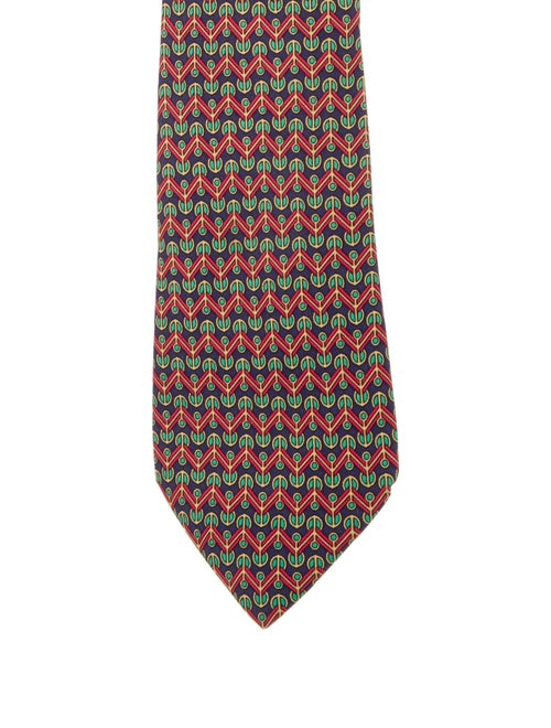 Hermès Silk Printed Tie