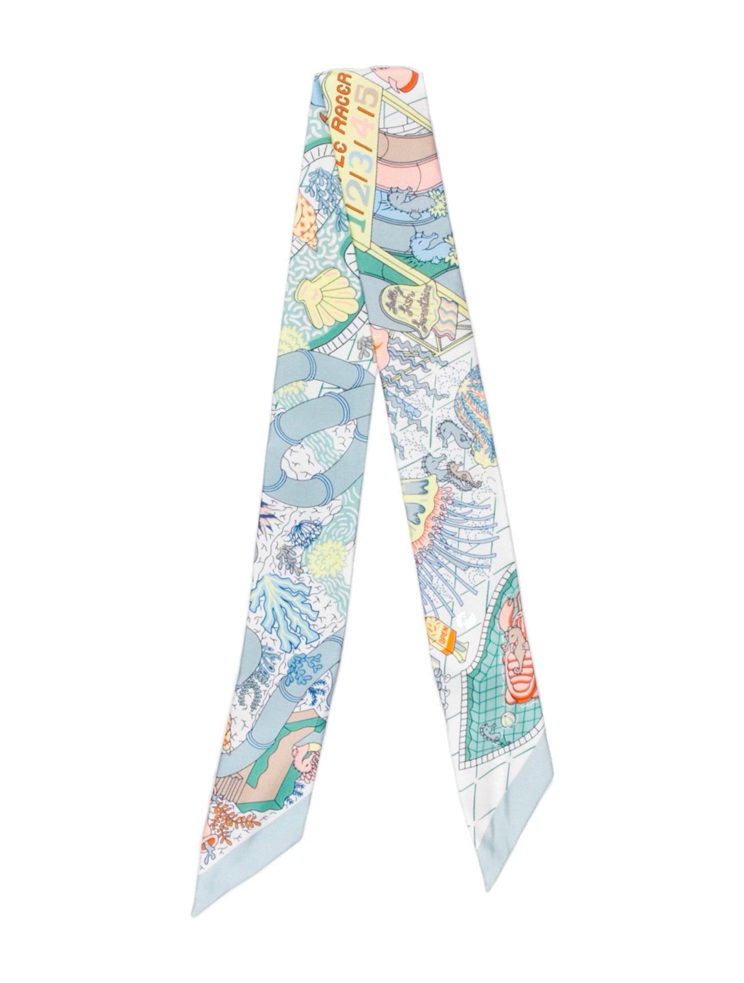 Hermès Silk Twilly Scarf