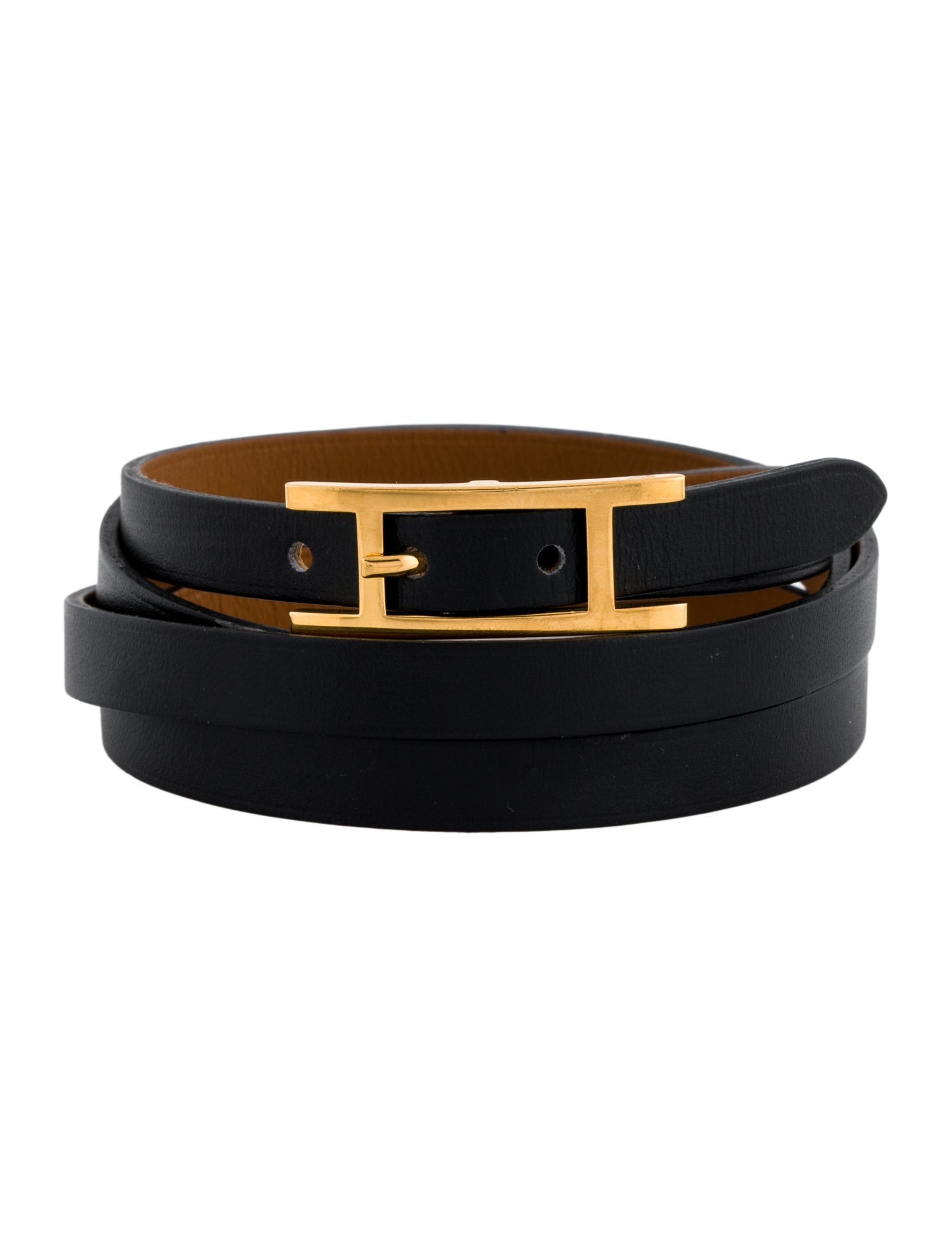 Hermès Hapi 3MM Wrap Bracelet