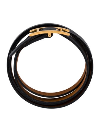 Hermès Hapi 3MM Wrap Bracelet