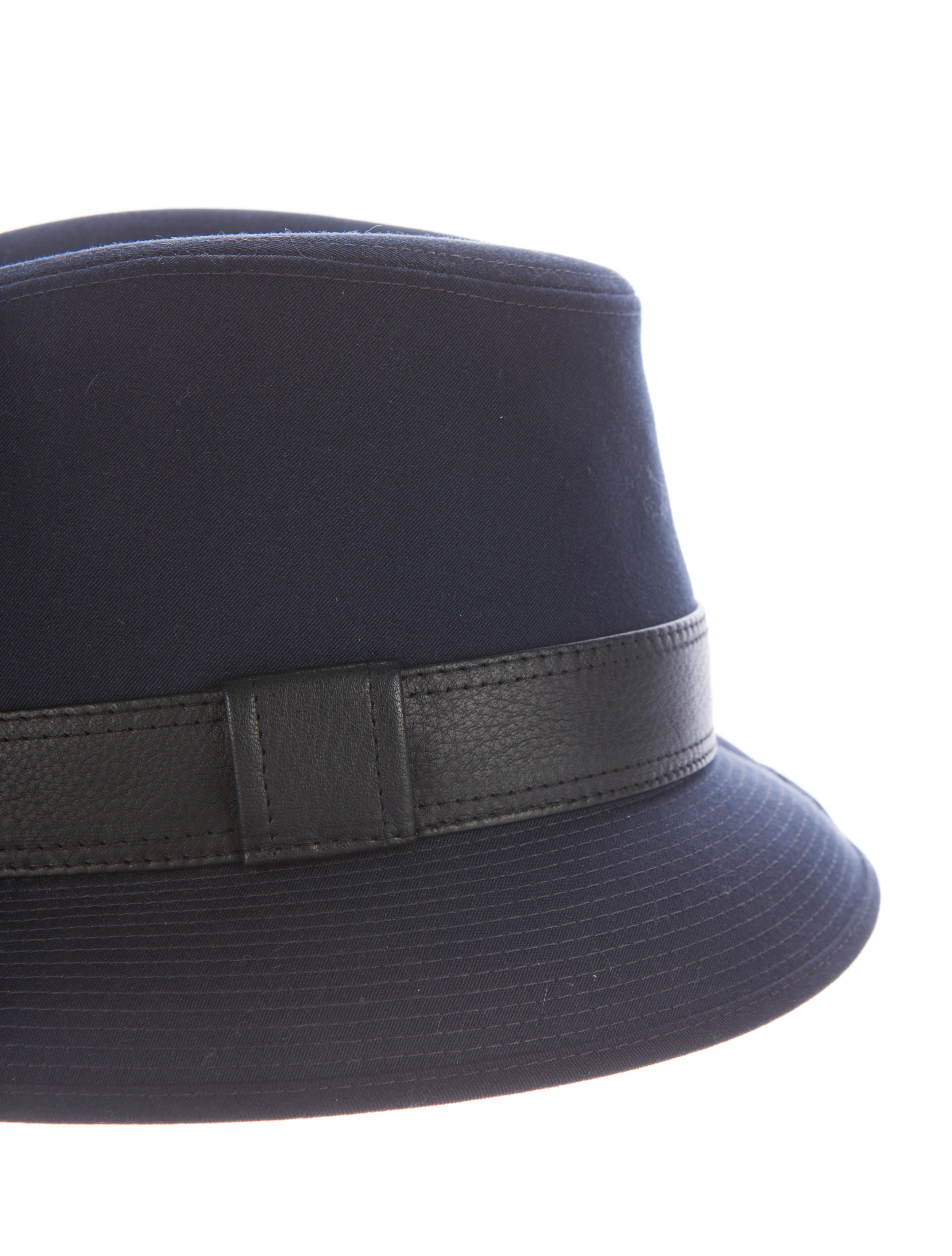 Hermès Canvas Fedora Hat Accessories HER78472 The RealReal